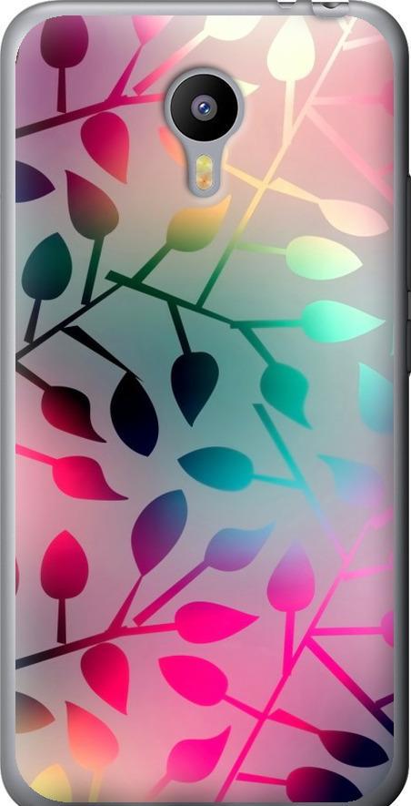 Чехол на Meizu M2 Note Листья (2235t-94-42517)