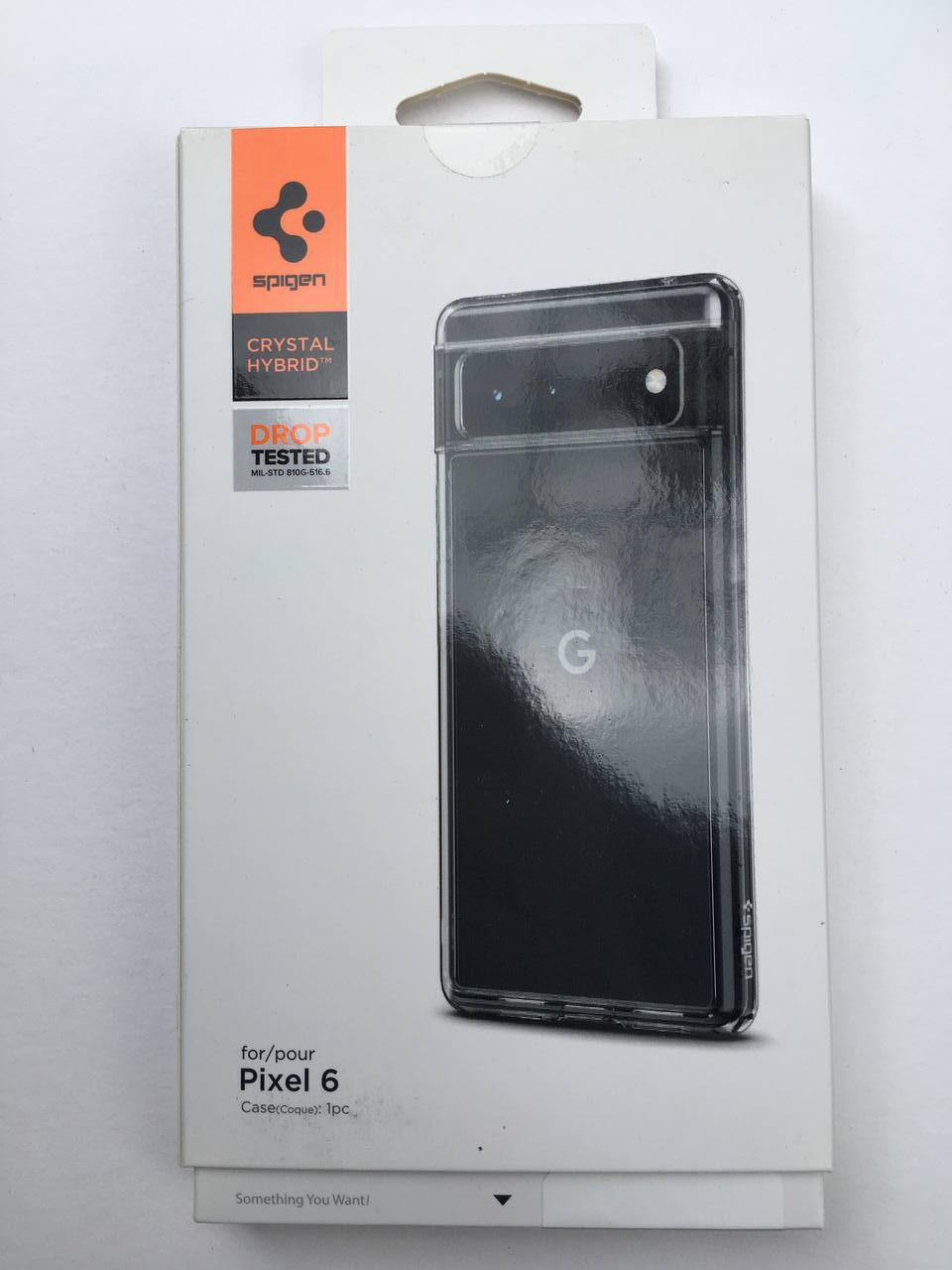 Чохол прозорий протиударний Spigen Ultra Hybrid Crystal ACS03438 для Google Pixel 6 (6.4") Clear - фото 8