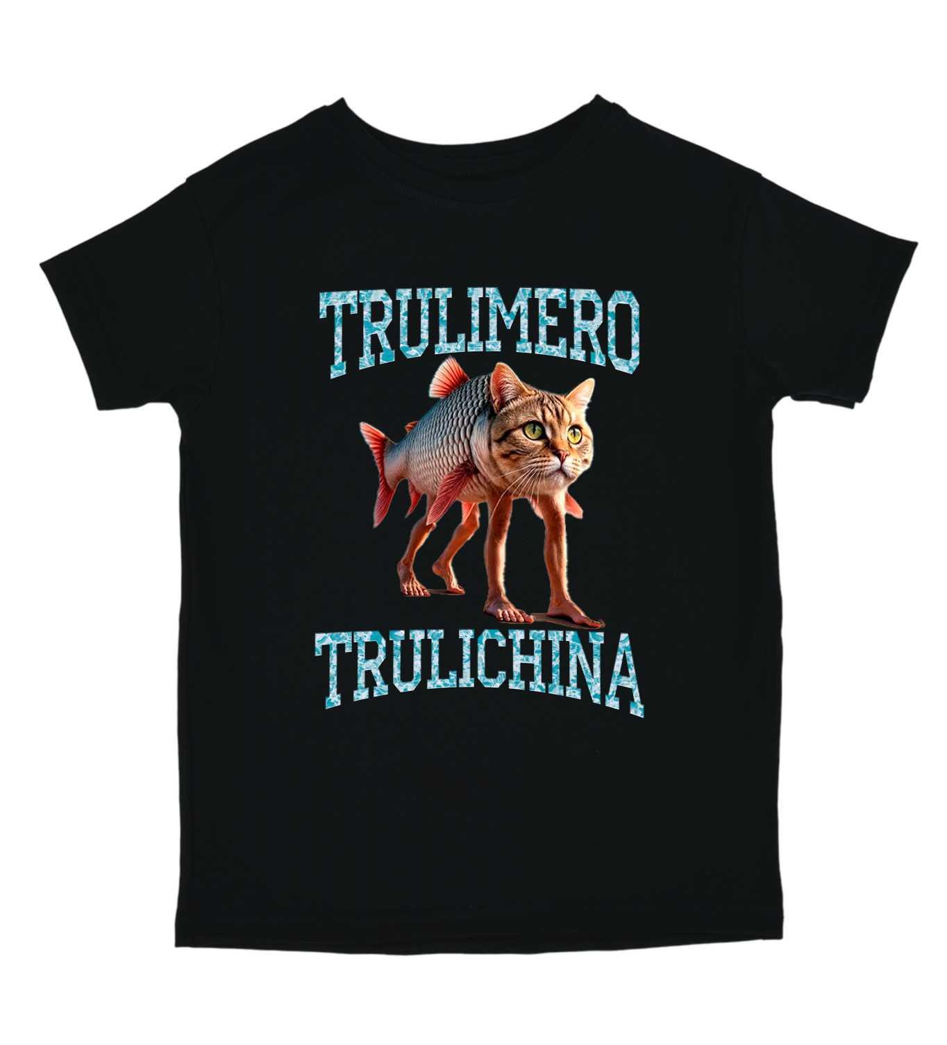 Футболка TM Spinogriz СПИ2025 "Trulimero Trulichina" 110 см Чорний