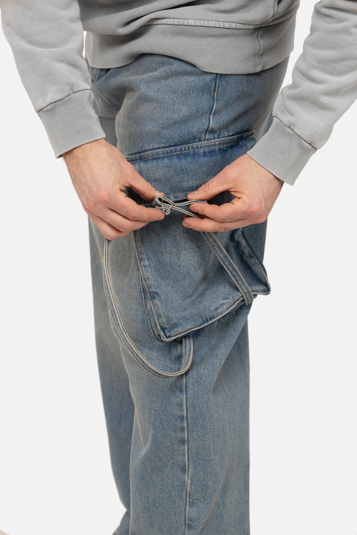 Джинсы мужские Baggy ЦБ-00270112 W31 Голубой (SKT001045483) - фото 3 Джинсы мужские Baggy ЦБ-00270112 W31 Голубой (SKT001045483) - фото 3