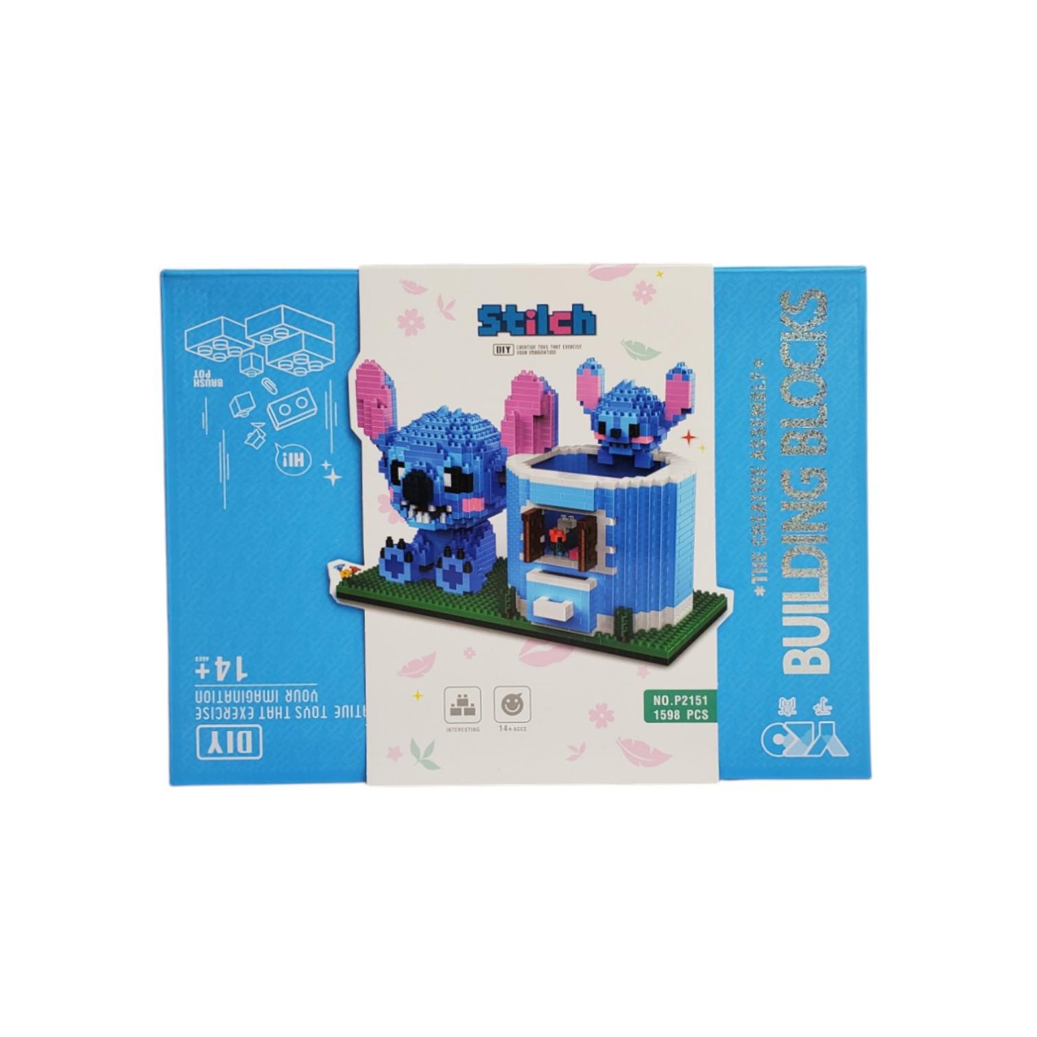 Конструктор DIY Стіч Stich з підставкою для канцелярії 1598 деталей (WK2009)