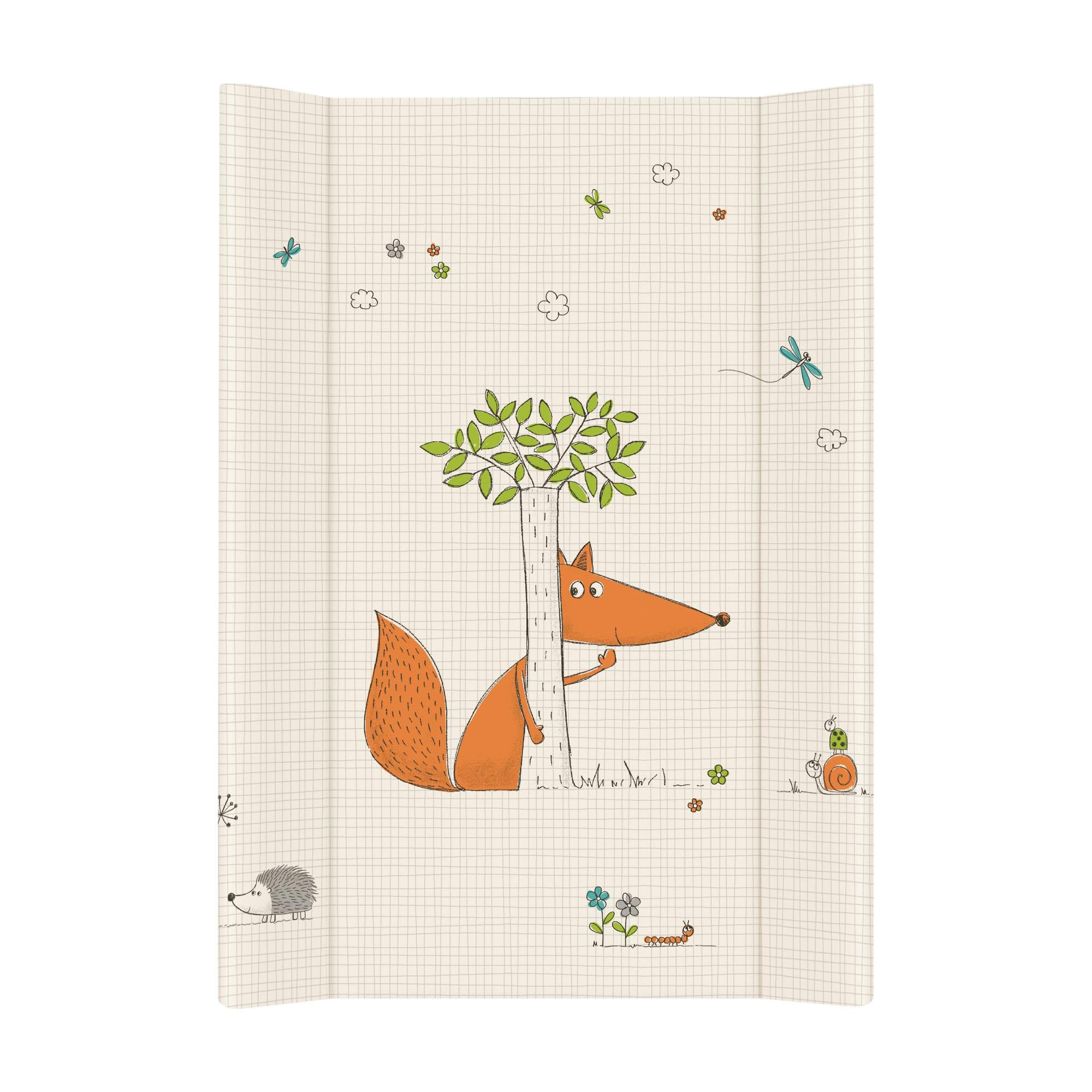 Пеленальная доска Ceba Baby 70x50 см на кровать 120x60 см Fox Ecru