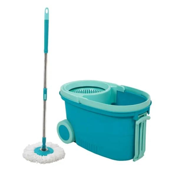 Швабра и моп Motek с ведром на колесах и ручкой 18 л (MT-10)