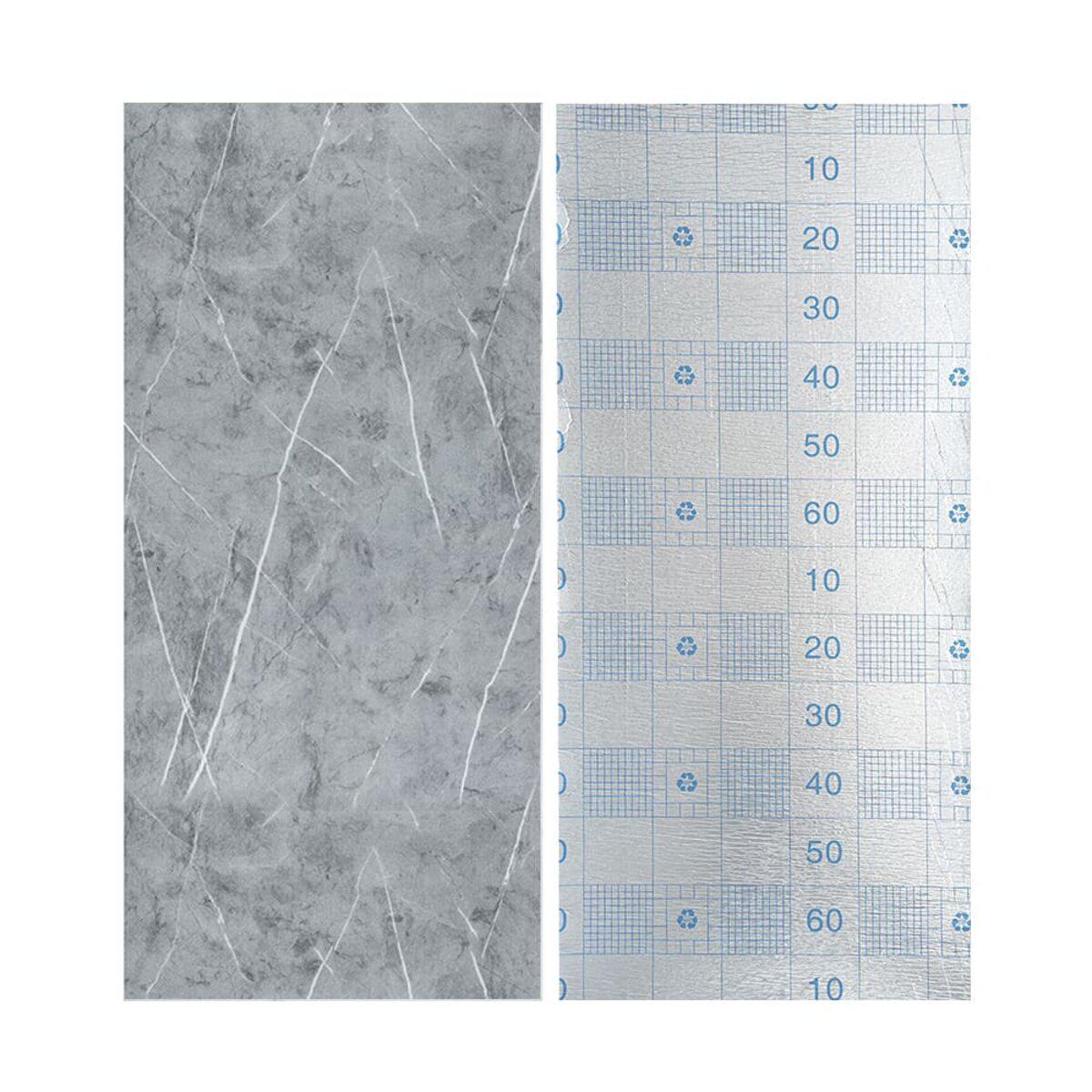 Обои на самоклеящейся основе мрамор D 2800x500x2 мм Серый (SW-00001414) - фото 4