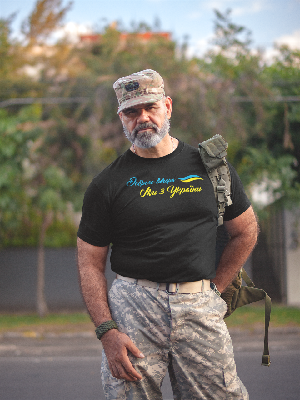 Футболка Mishe 11000183 Патріотична XXXL Чорний (75212928)