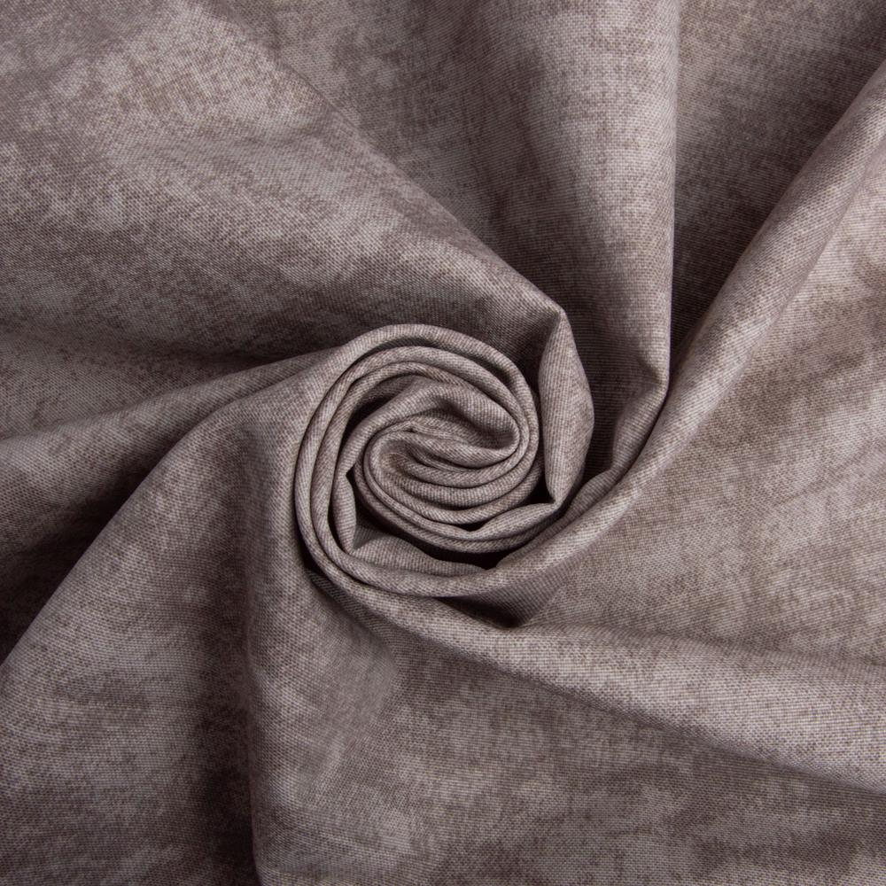 Ткань декоративная скатертная джинс с водоотталкивающей пропиткой 220 гр/м2 180 см Коричневый (25804)