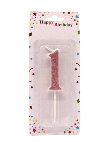 Свечи-цифры для торта 1 (R90002)