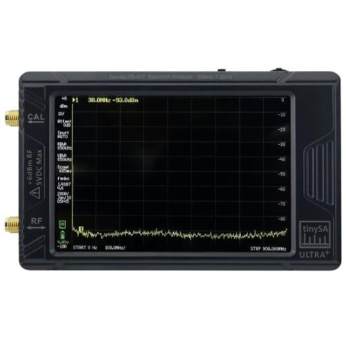 Генератор сигналов портативный TinySA Ultra Plus ZS-407 100 кГц-7,3 ГГц 5000 mAh Black (957079)