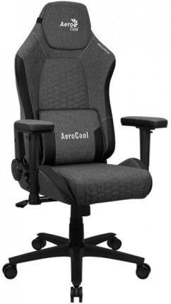 Крісло комп'ютерне для геймера Aerocool Crown AeroWeave Ash Black (490913)