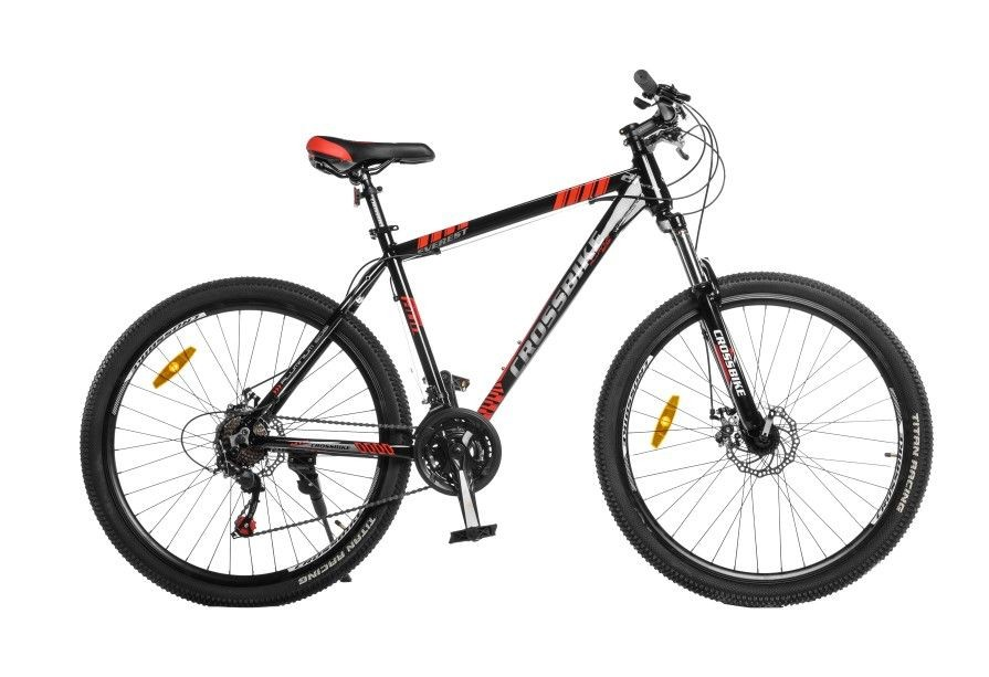 Велосипед Crossbike Everest 2024 27,5" 17" Black/Red - фото 1