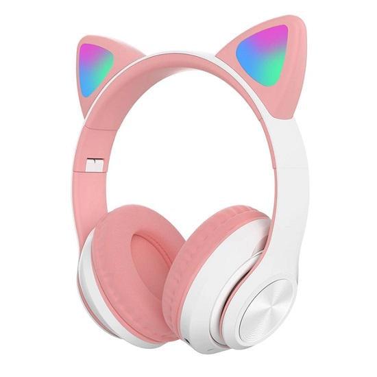 Наушники беспроводные Cat STN-99 Bluetooth Кошачьи ушки с подсветкой (MG-01806)