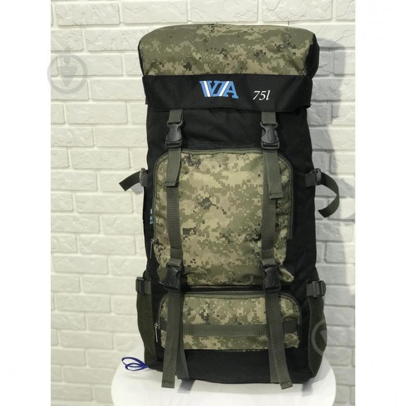 Рюкзак туристический походный VA T-07-9 75л Камуфляж (009221)