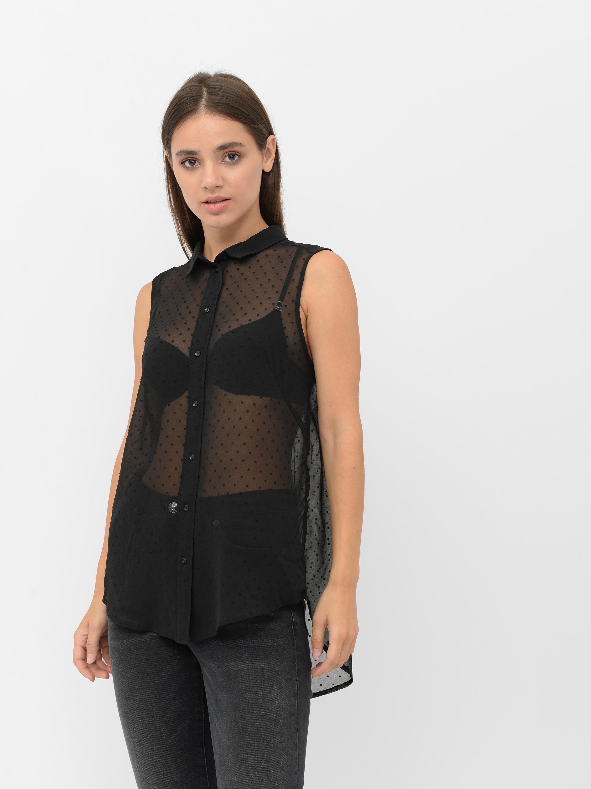 Блуза H&M р. 38 Черный (2035201)