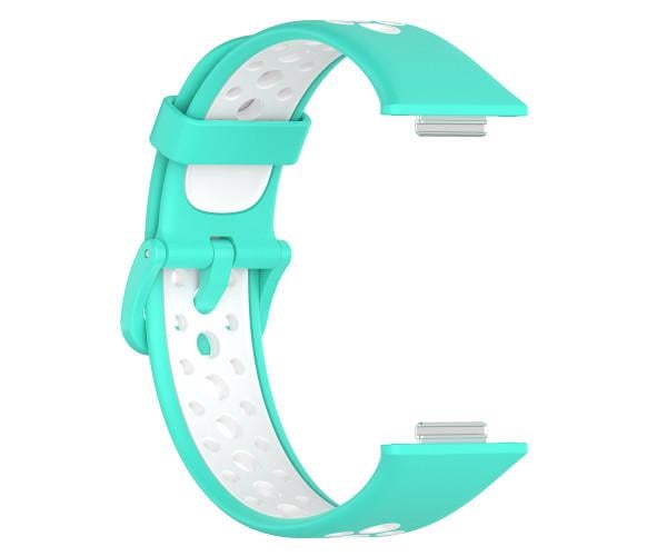 Ремешок Sport Silicone для Huawei Watch Fit 2 Бирюзовый