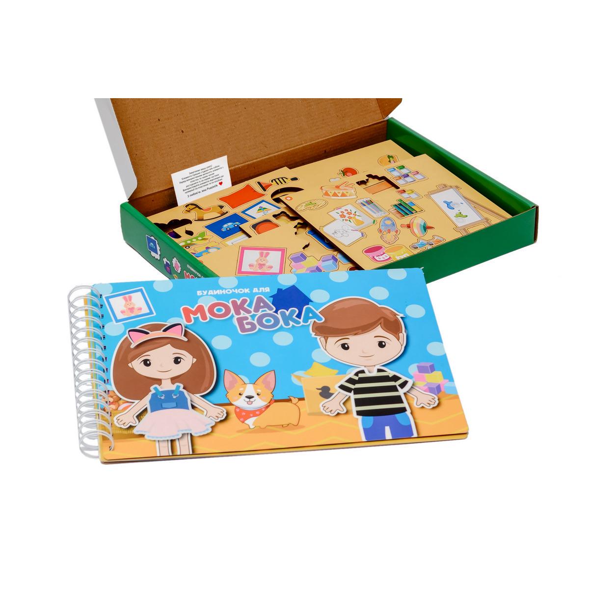 Настільна гра PuzzleOK Мока Бока Будиночок Різнокольоровий (SR-113-N-282) - фото 3 Настільна гра PuzzleOK Мока Бока Будиночок Різнокольоровий (SR-113-N-282) - фото 3