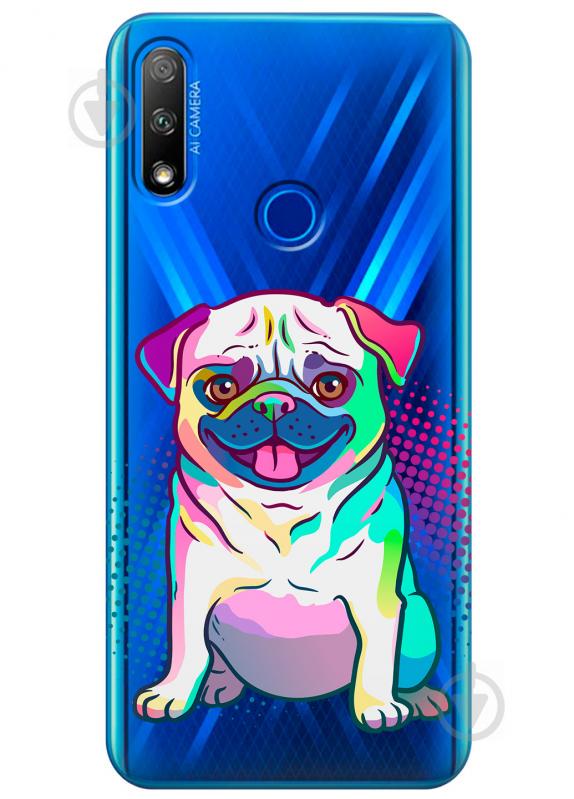 Прозрачный силиконовый чехол iSwag для Huawei Honor 9X с рисунком - Мопс (KS2735) Прозрачный силиконовый чехол iSwag для Huawei Honor 9X с рисунком - Мопс (KS2735)