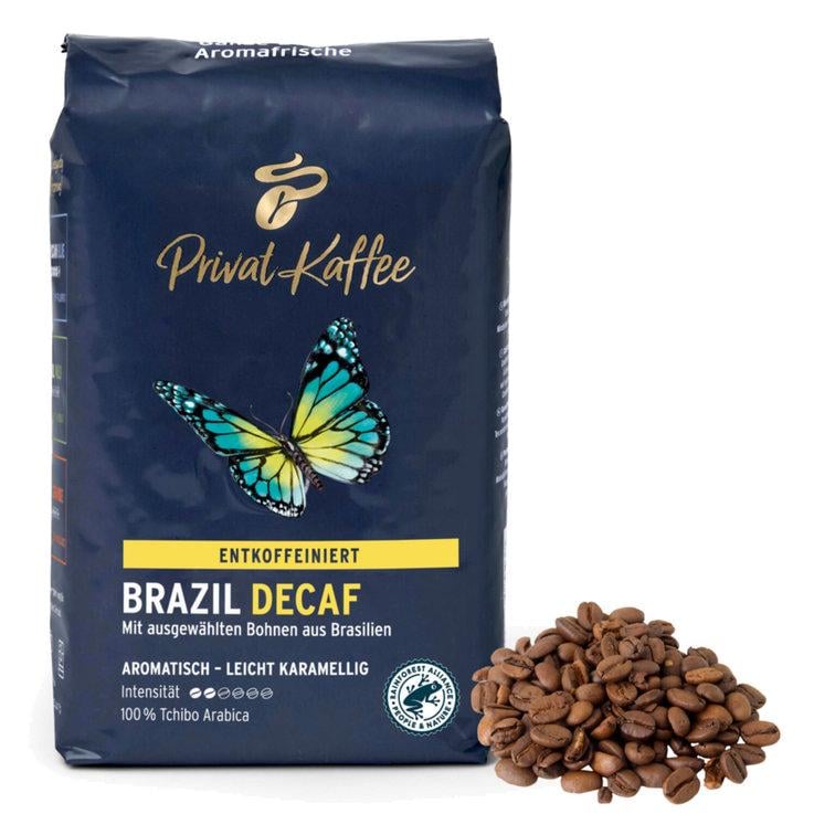 Кава в зернах без кофеїну Tchibo Brazil Decaf 500 г (13346089)