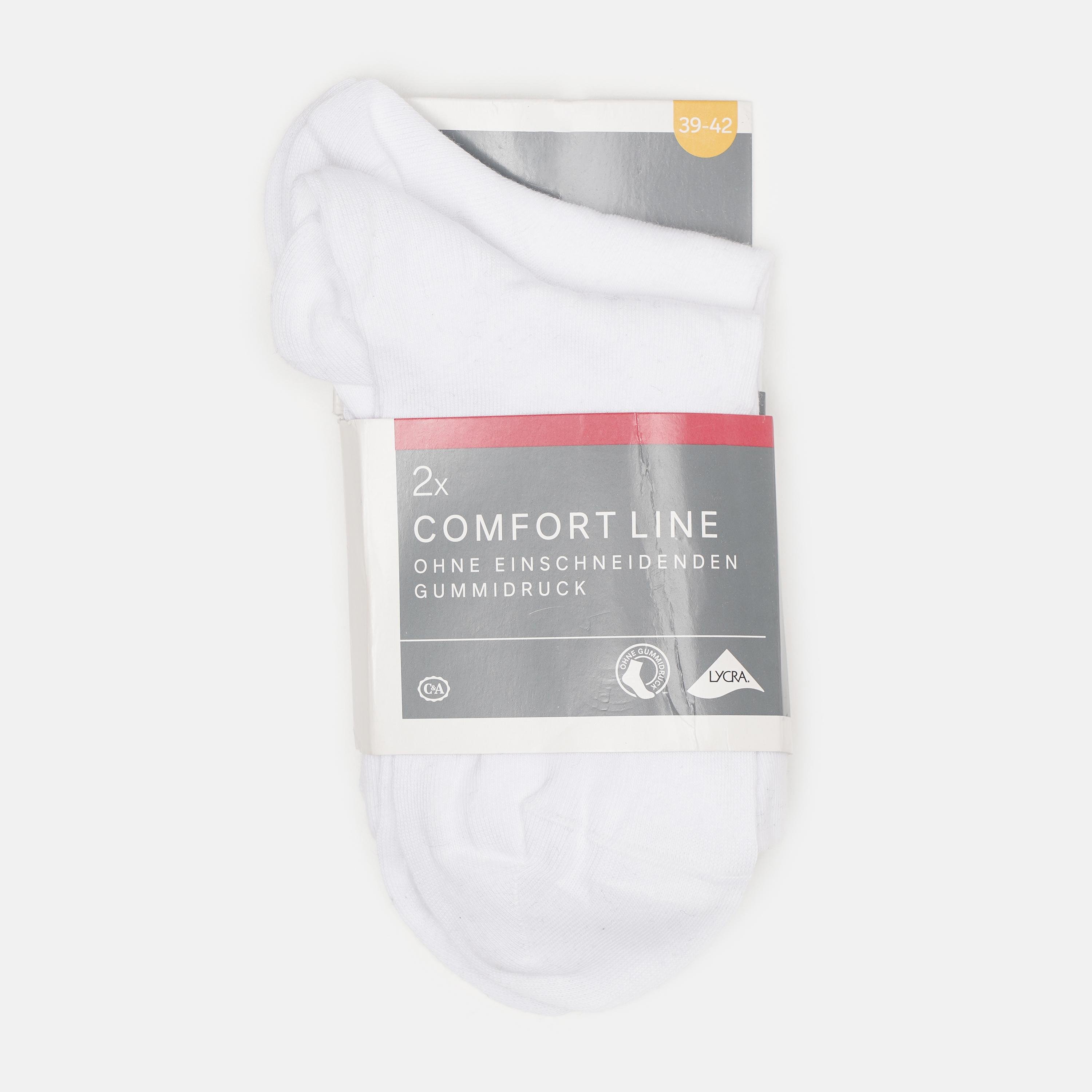 Носки C&A 2 пары р. 39-42 Белый (2246026105995)