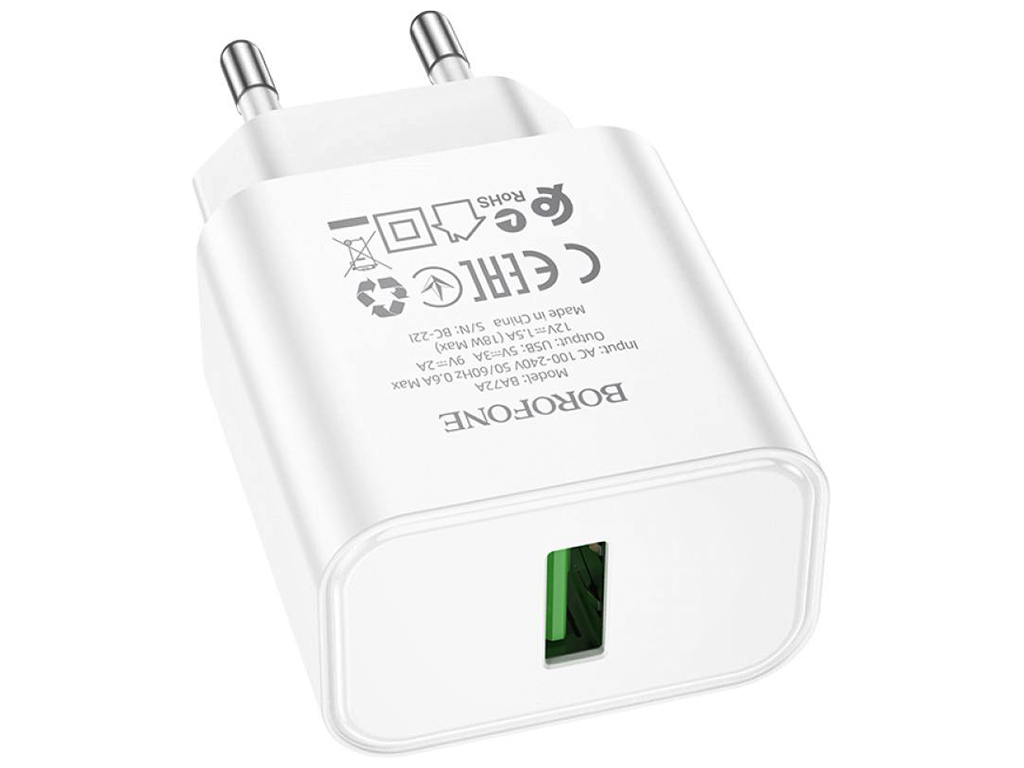 Зарядное устройство Borofone BA72A Зарядное устройство Borofone BA72A