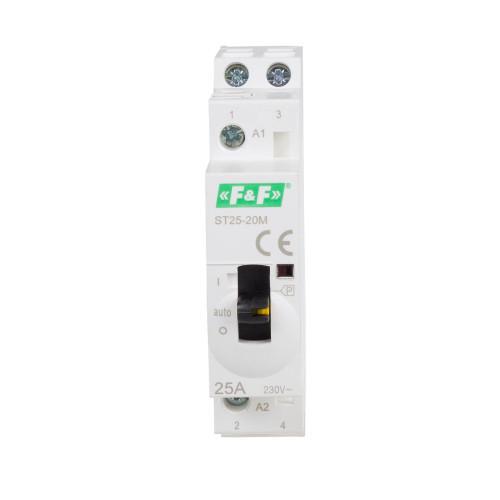 Контактор F&F ST25-20-M 250 V AC 25 А 2xNO (00000062612)