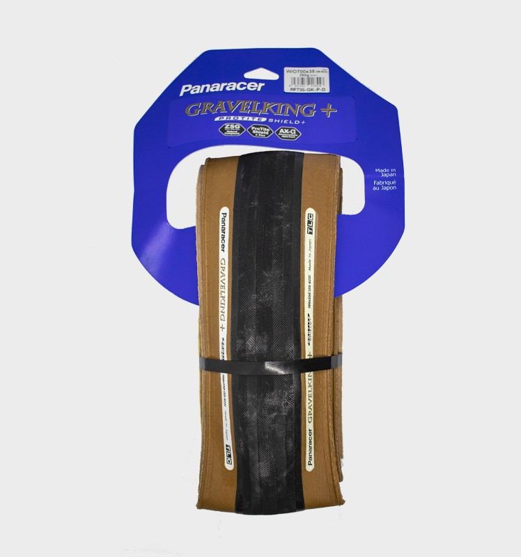 Покрышка GRAVELKING Slick+ Panaracer 700x32C Black/Brown