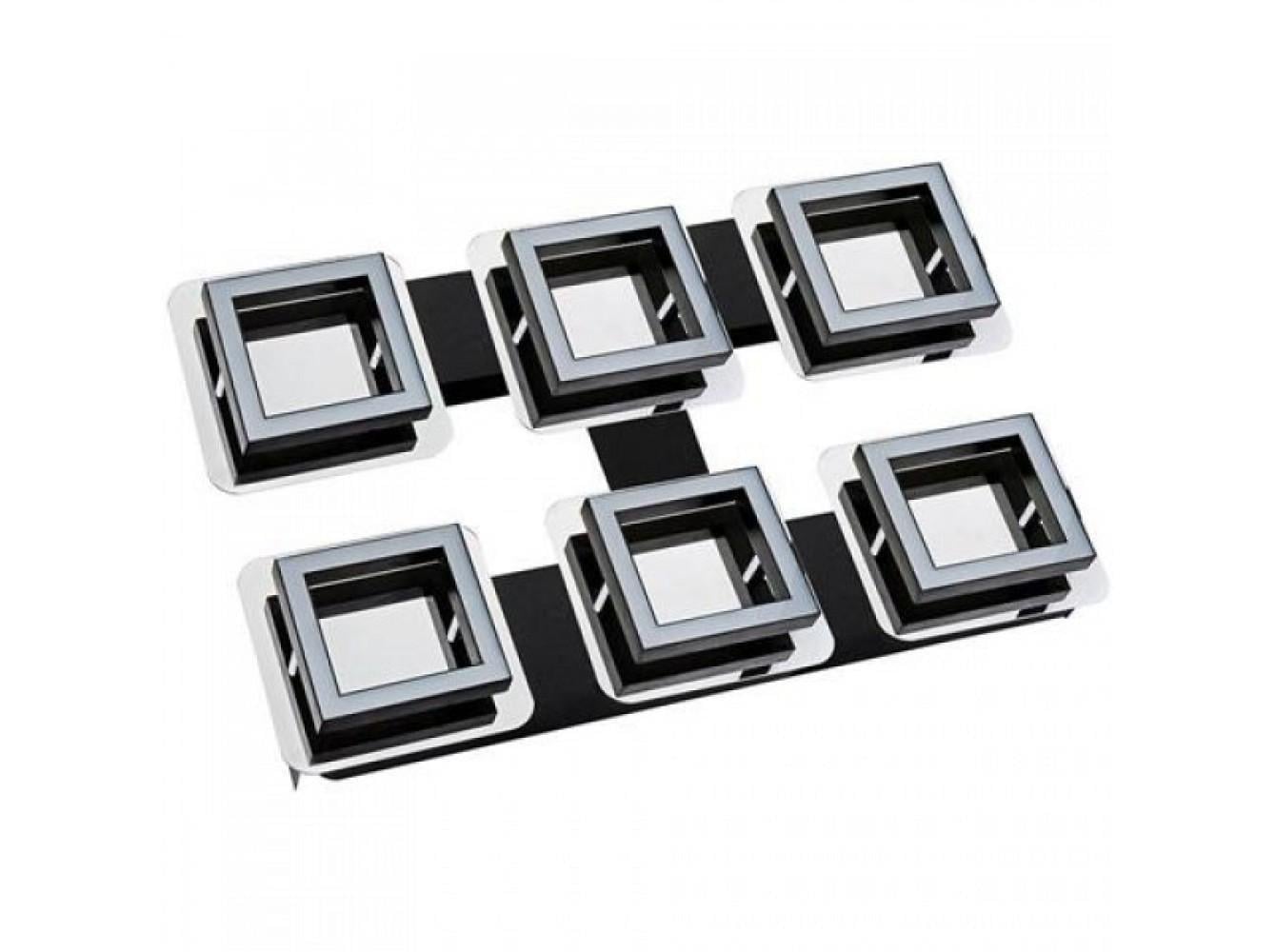 Потолочный LED-светильник LIKYA-6 6х5W 4000K 1800 Lm 220-240V 430x260 мм Хром (036-007-0006-010)