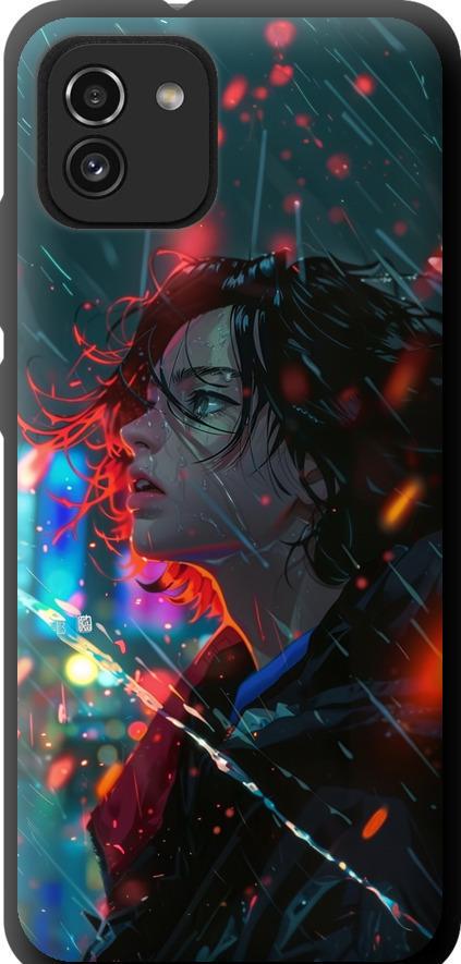 Чехол на Samsung Galaxy A03 A035F Ночные огни (6096b-2499-42517)