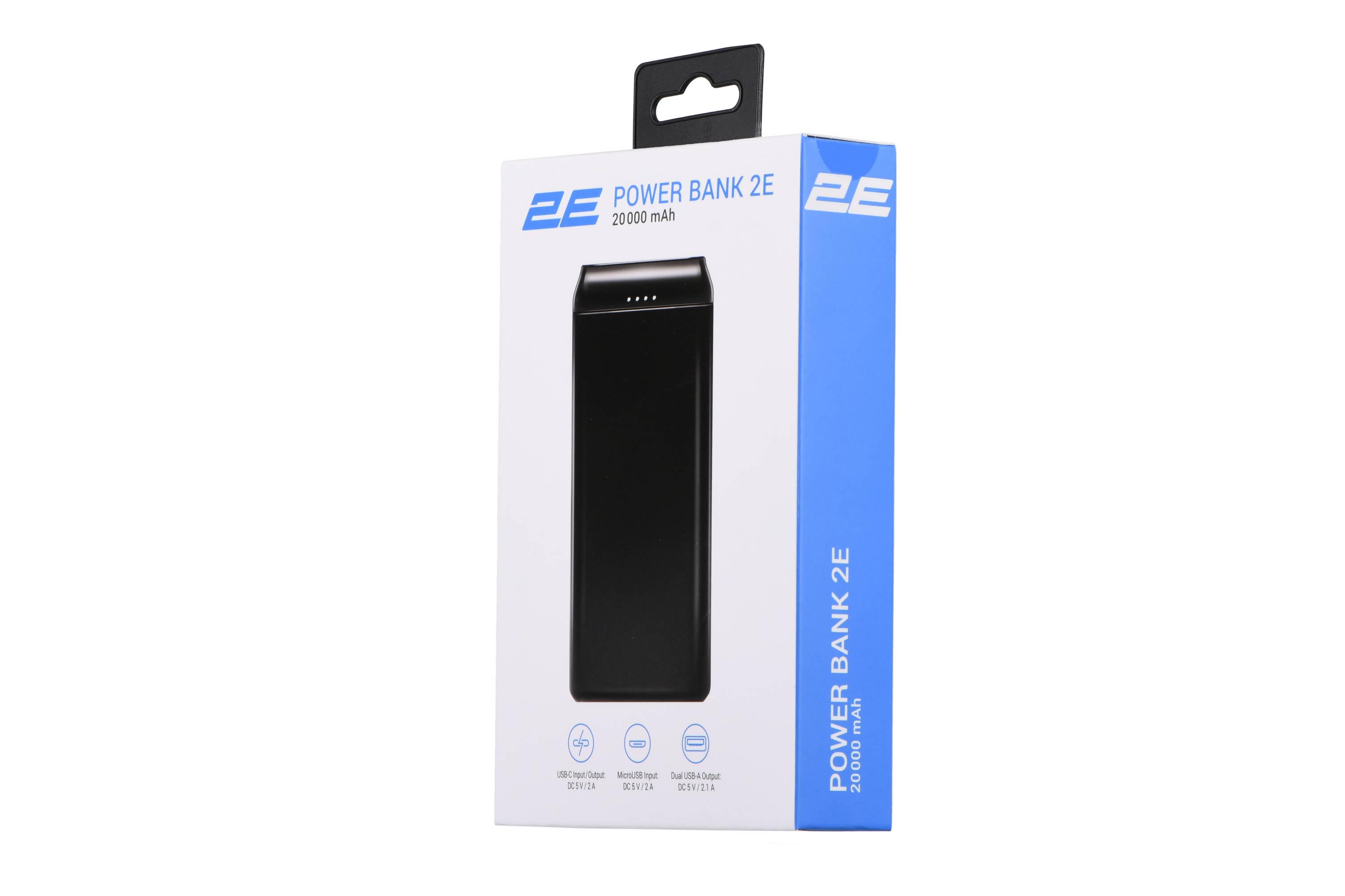 Портативное зарядное устройство 2E 20000 mAh Black (PB2082) - фото 6