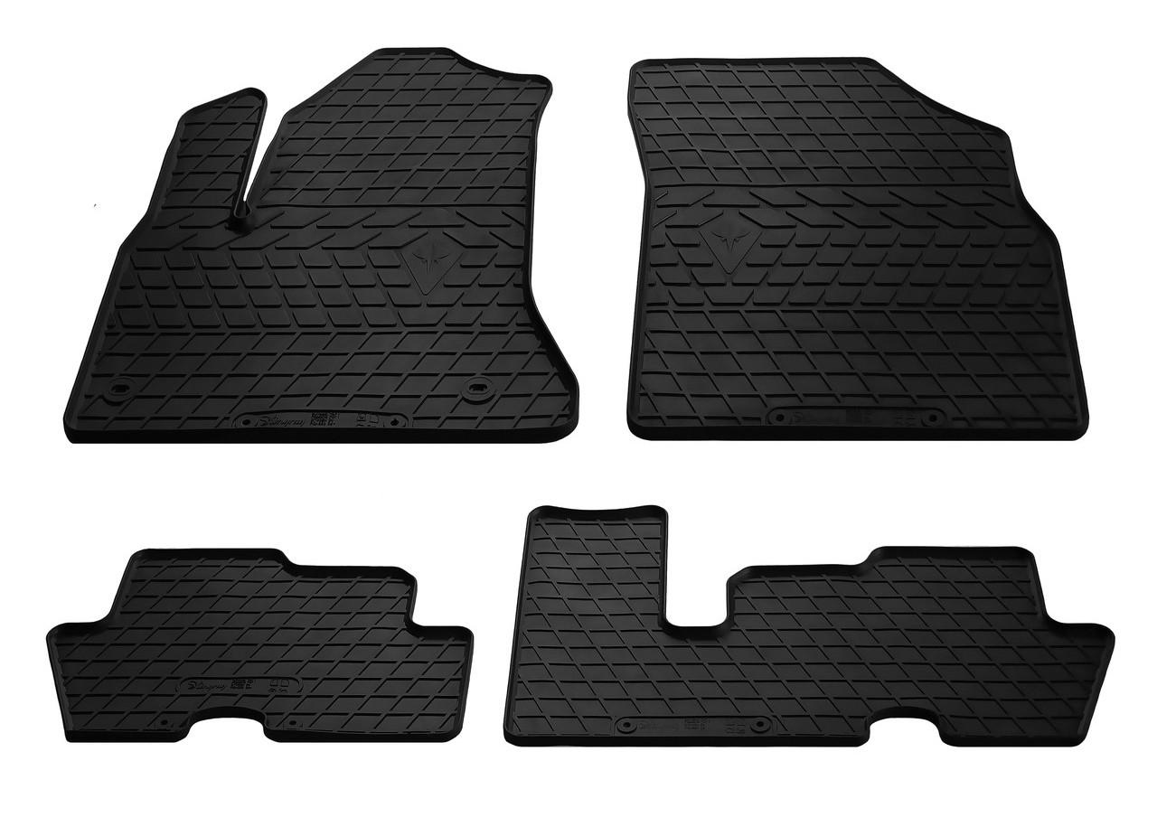 Коврики резиновые Stingray для Citroen C4 Picasso 06-13 design 2016 4 шт. (1103054)