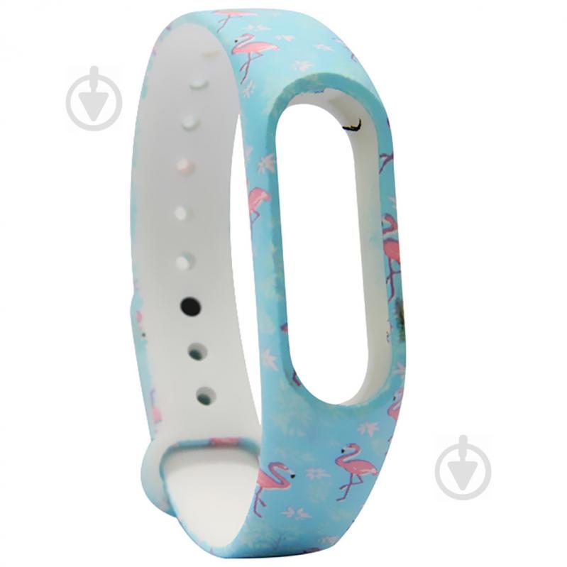 Ремешок Painted Strap для Xiaomi Mi Band 3 / 4 Фламинго (hub_TCLL52956)