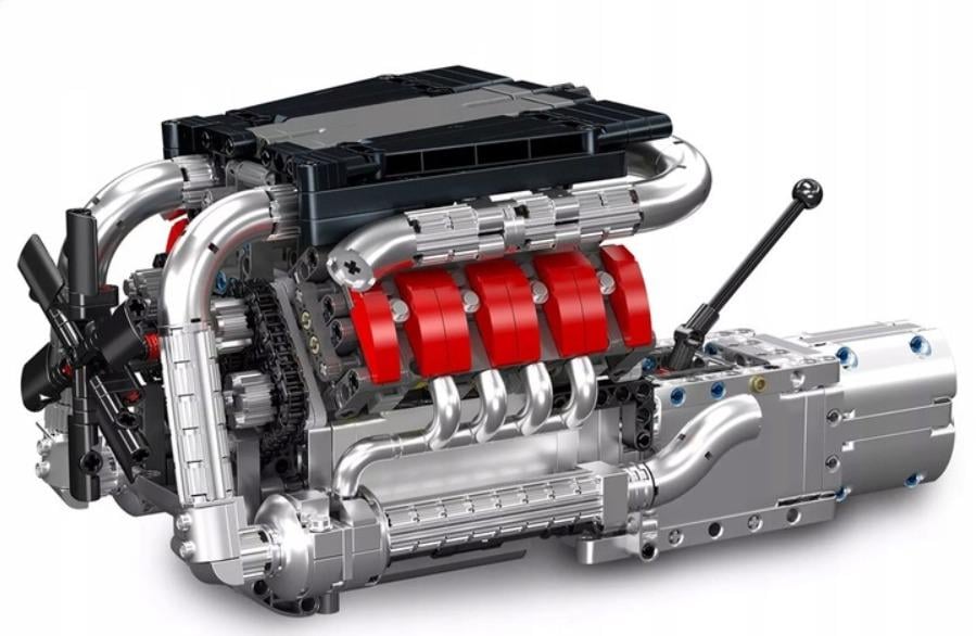 Конструктор Mercedes-Benz V8 Mould King Двигатель моторизированный детский 1169 дет. (10203)