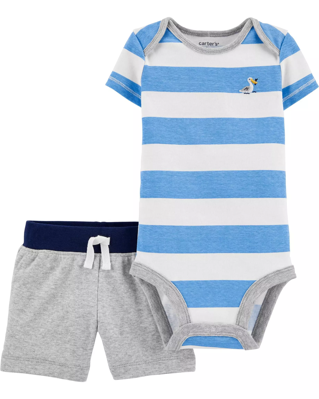 Комплект для мальчика Carters 2в1 боди и шорты 68 см 6 мес. (94133-26621-2)