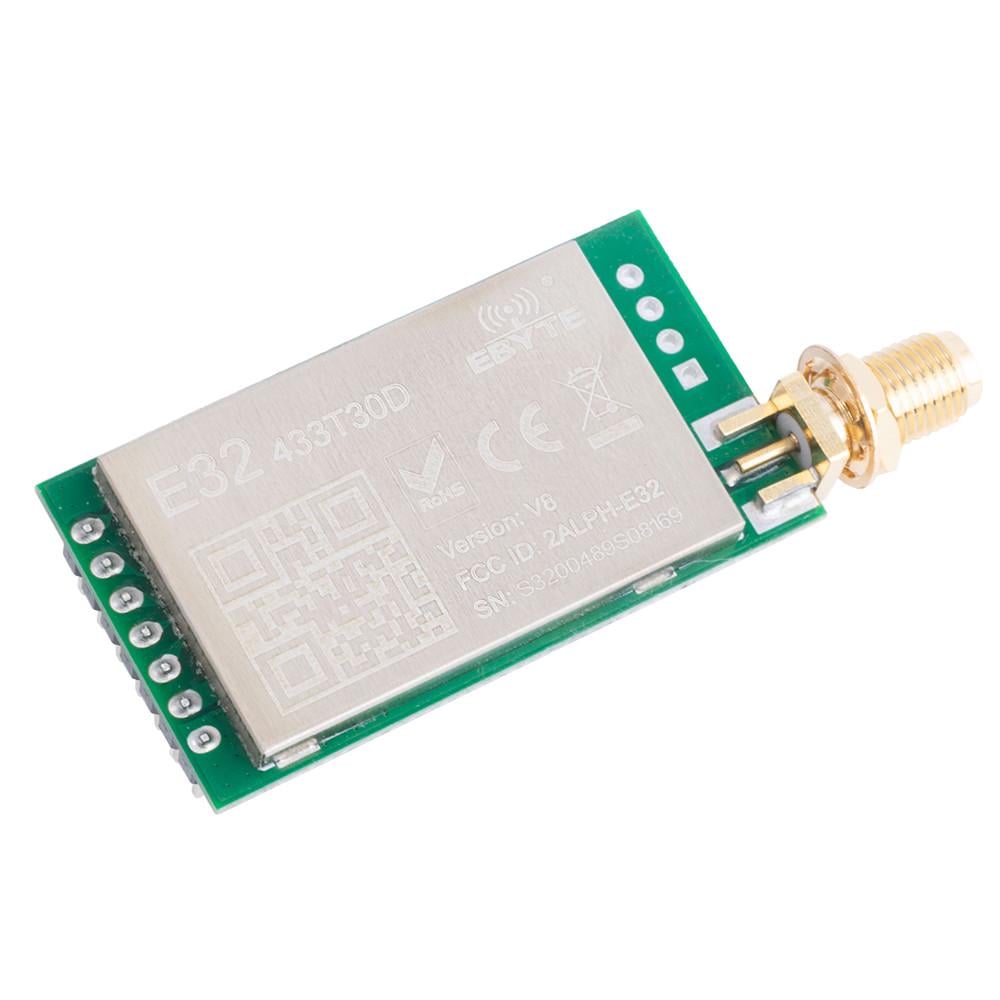 Приемно-передающий модуль беспроводной EBYTE SX1278 LoRa E32-433T30D-V8.2 410-441MHz 30dBm UART на 8 км (00-00027137)