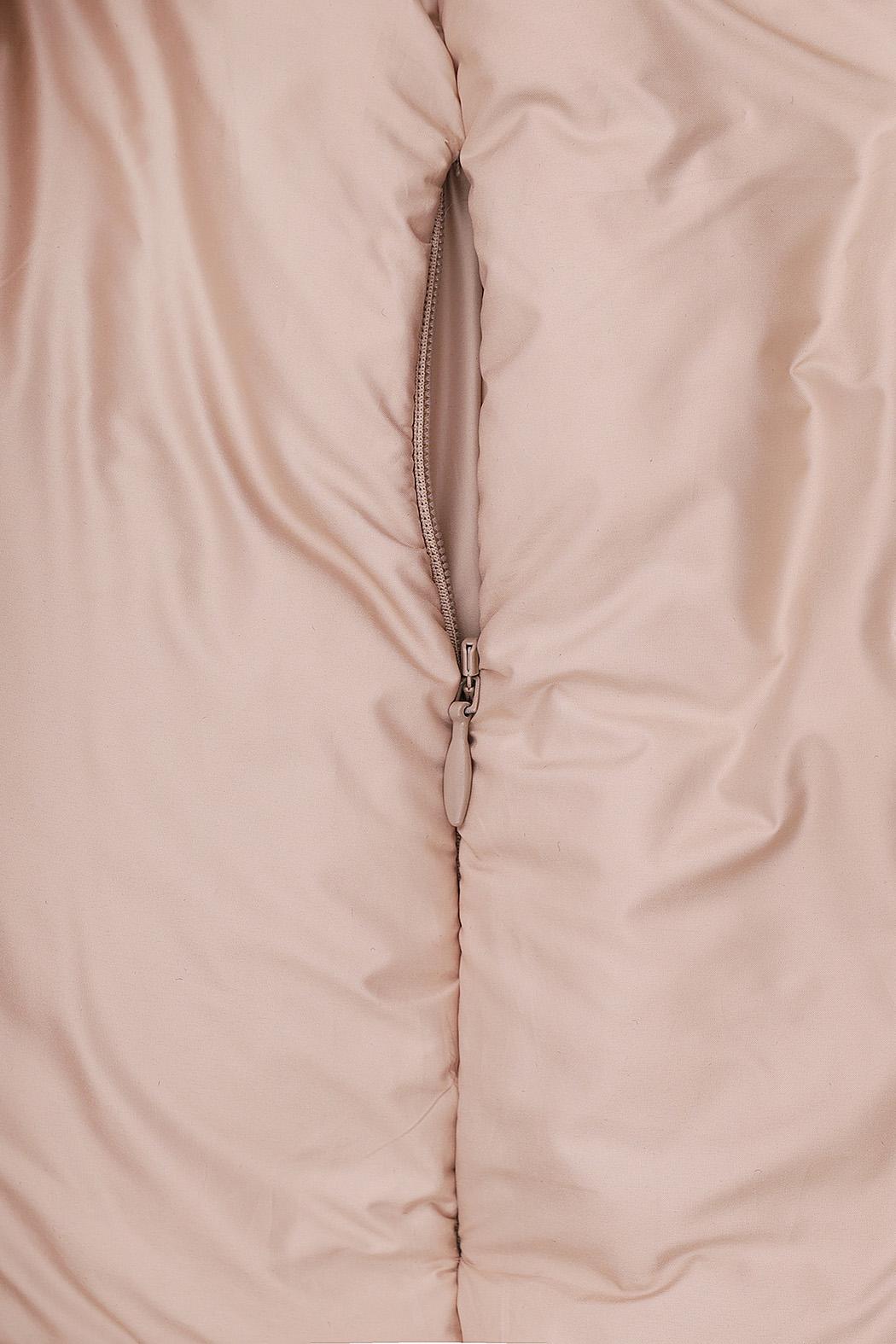 Пуховик середньої довжини Бежевий (KPL_009) - фото 4 Пуховик середньої довжини Бежевий (KPL_009) - фото 4