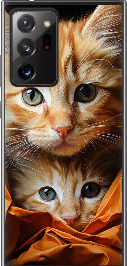 Чехол на Samsung Galaxy Note 20 Ultra Котики 2 (5664t-2051-42517)
