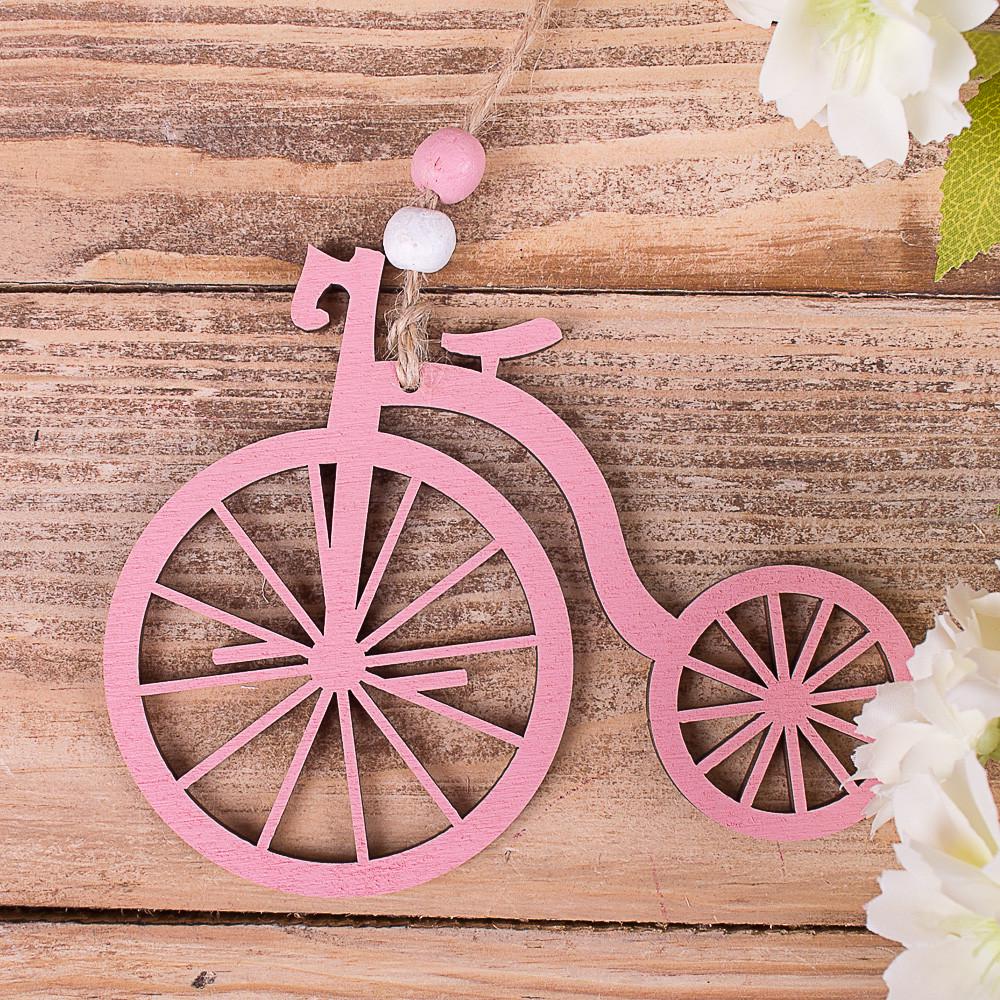 Подвеска ретро Велосипед Розовый (4530-2)