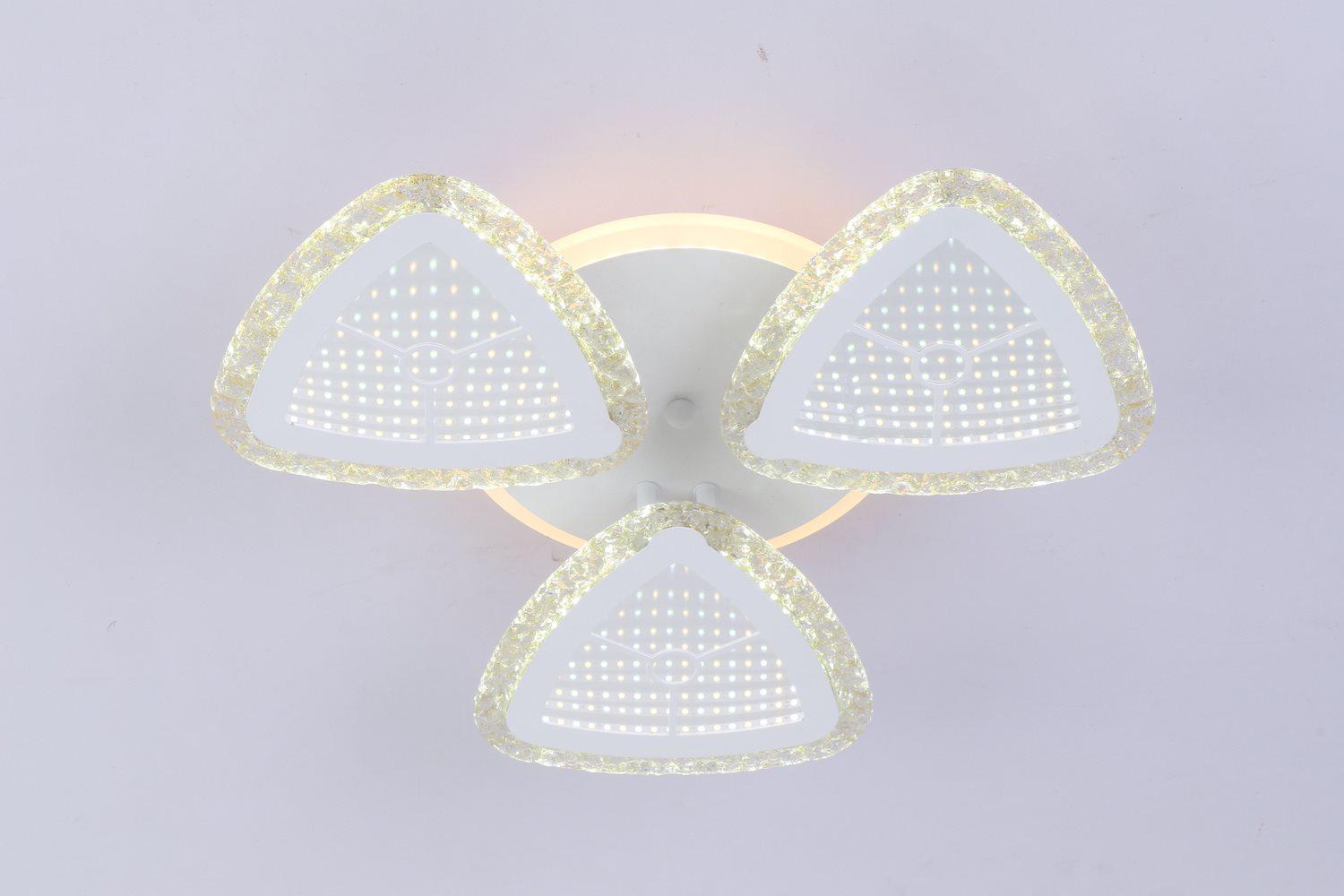 Люстра светодиодная с пультом Valeso V K39932-3+1 WT (000036394) - фото 4 Люстра светодиодная с пультом Valeso V K39932-3+1 WT (000036394) - фото 4