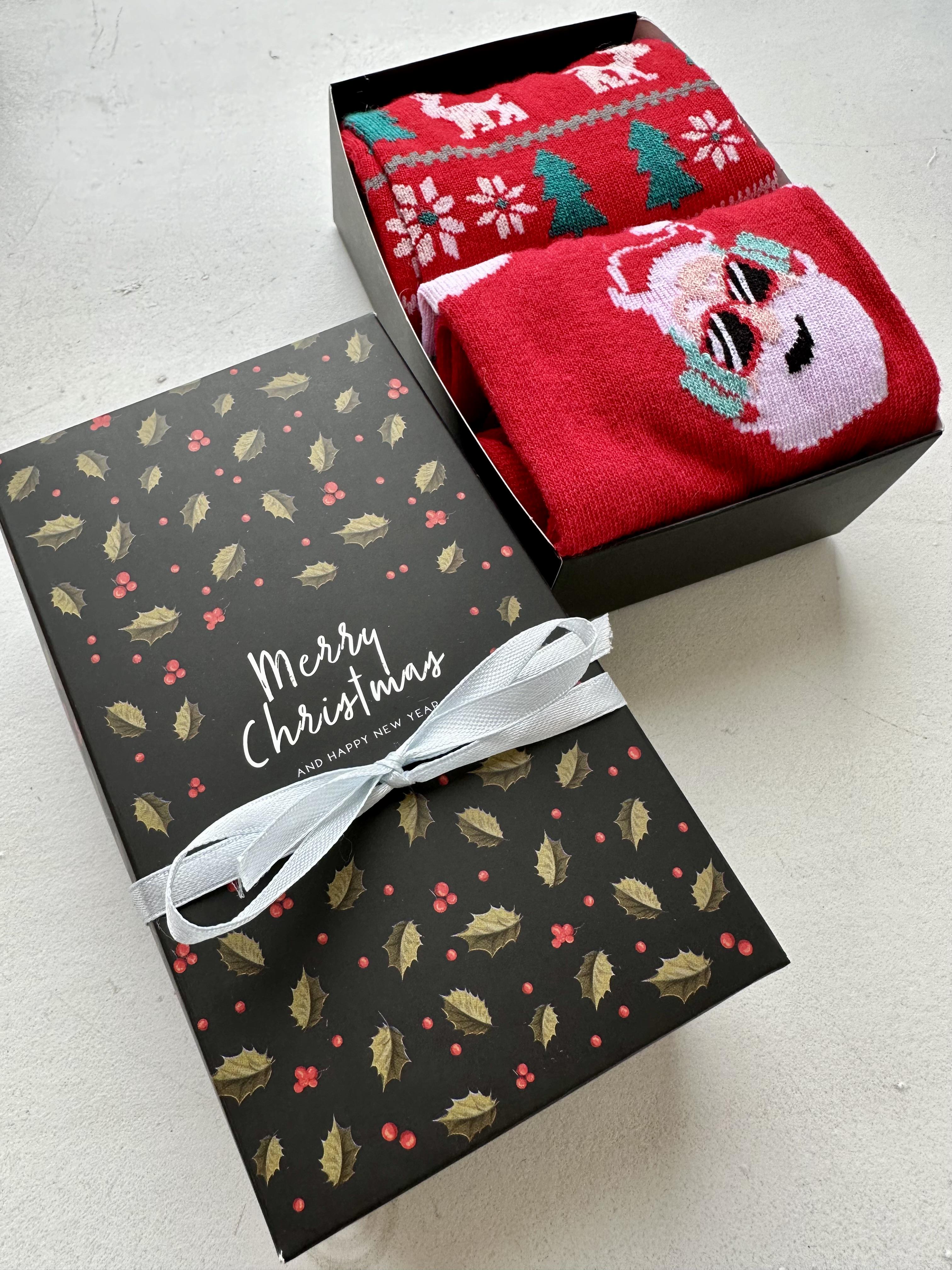 Набір подарунковий з новорічними шкарпетками (13532688) - фото 7 Набір подарунковий з новорічними шкарпетками (13532688) - фото 7