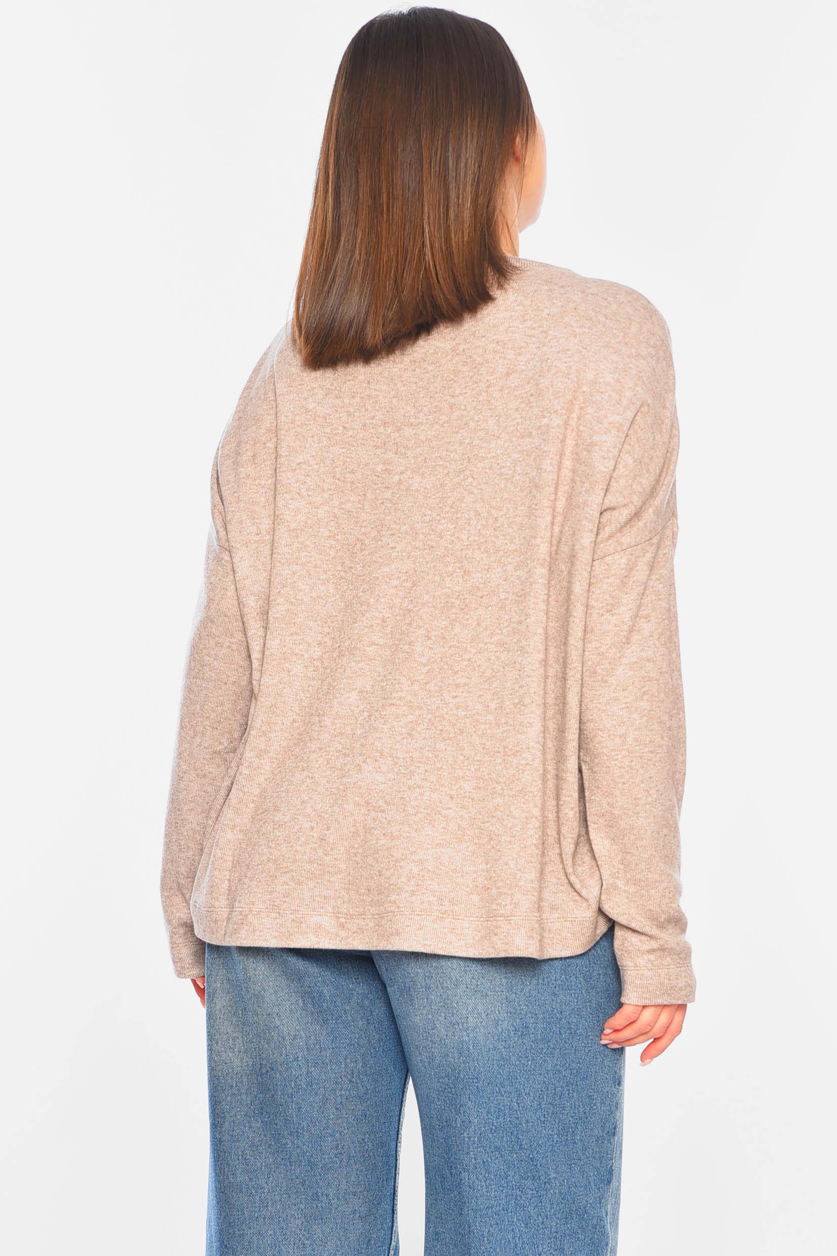 Кофта жіноча 197533 напівбатальна XL Бежевий (197533_!295165_M) - фото 3