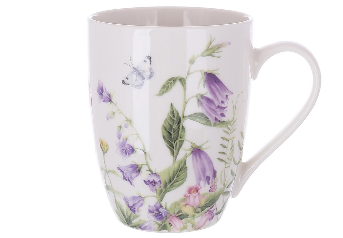 Набор кружек фарфоровых BonaDi Floral 330 мл 6 шт. (K032) Набор кружек фарфоровых BonaDi Floral 330 мл 6 шт. (K032)