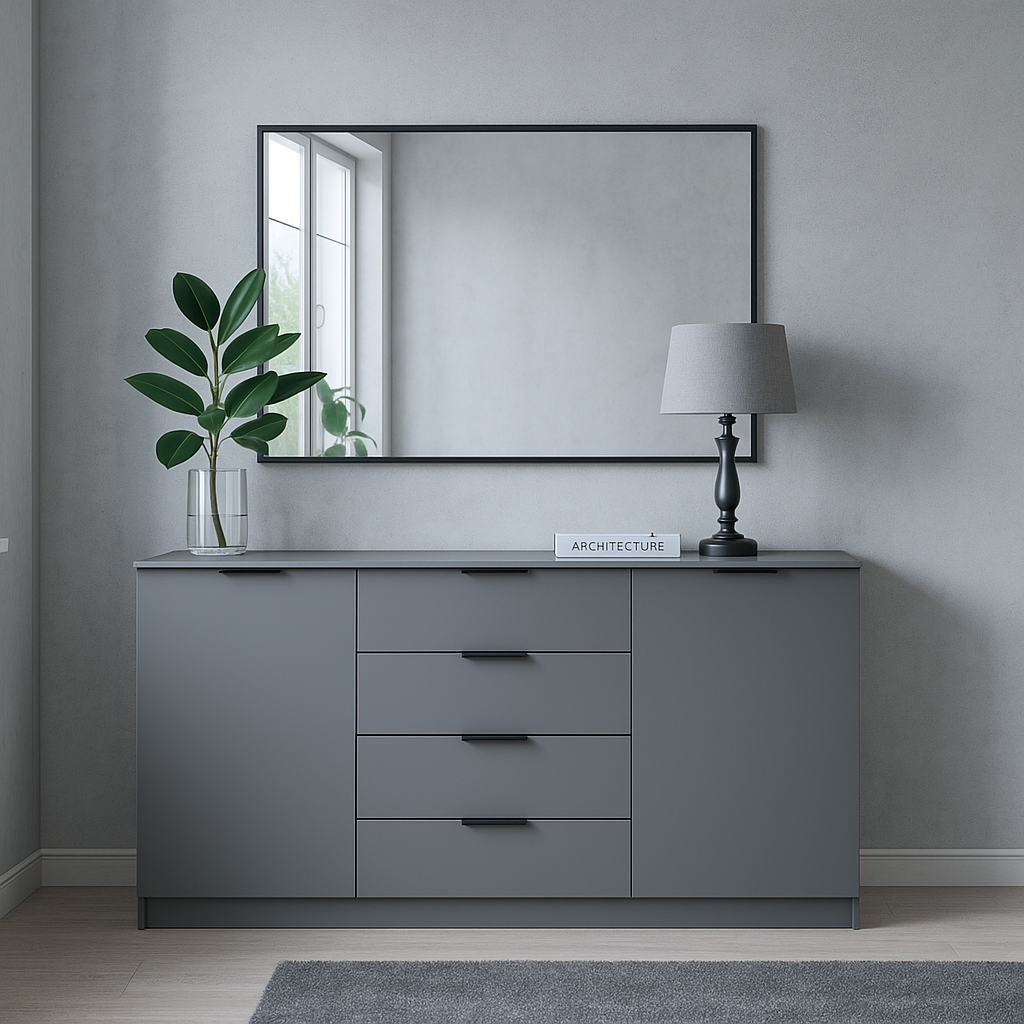 Комод К3 4Я2Д SENAM 860х1600х450 мм ДСП Кашемір