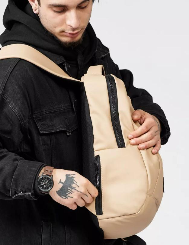 Рюкзак мужской Sambag Zard LZNm Бежевый (24238021) - фото 4 Рюкзак мужской Sambag Zard LZNm Бежевый (24238021) - фото 4