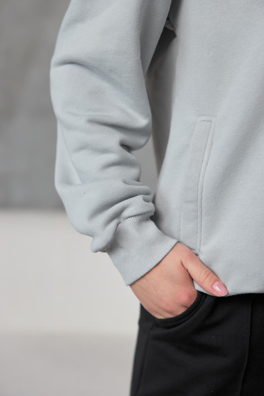 Худи женское М175.3 M Пепельный (840-1-61) - фото 4 Худи женское М175.3 M Пепельный (840-1-61) - фото 4