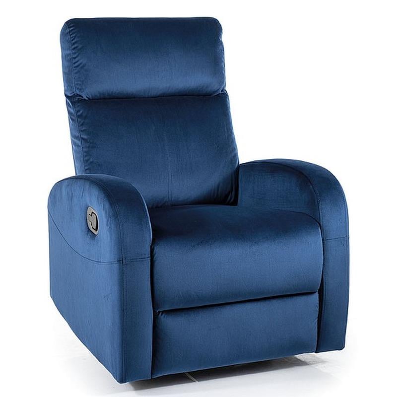 Кресло раскладное Signal OLIMP VELVET Синий (BL.86 OLIMPVGR)