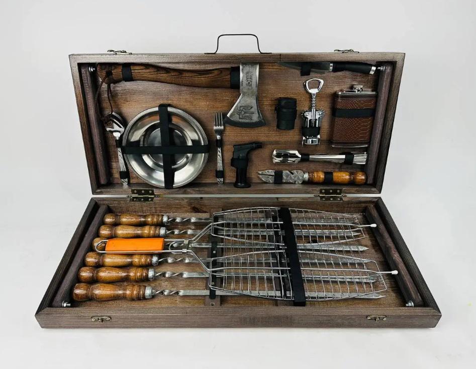 Набор шампуров в кейс Титан (21-10-KS-7505) - фото 2 Набор шампуров в кейс Титан (21-10-KS-7505) - фото 2