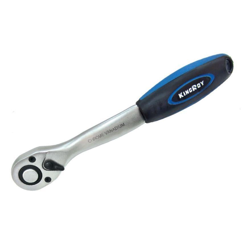 Трещотка реверсная KING ROY удлиненная 1/2" с неподвижной головкой 72 зуба (31306)