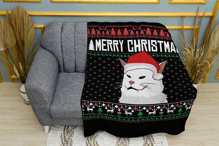 Плед плюшевый Funny Cat with Salad двухслойный 135х150 см (114460-2) - фото 1 Плед плюшевый Funny Cat with Salad двухслойный 135х150 см (114460-2) - фото 1