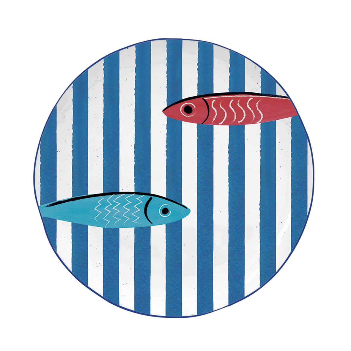 Тарелка Easy Life Sardine's Party 26 см (R2200#SARB)