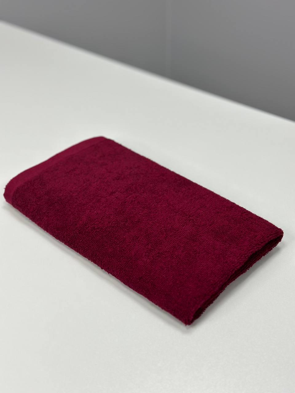 Рушник махровий 40х70 см Бордовий - фото 1 Рушник махровий 40х70 см Бордовий - фото 1