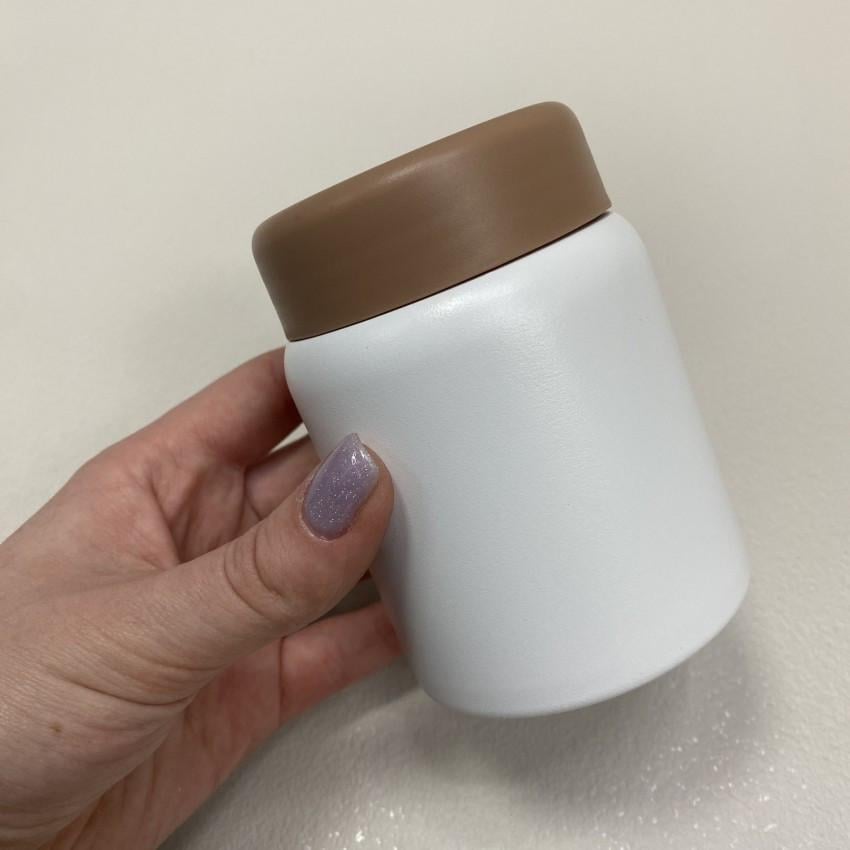 Термос детский пищевой Stenson MT-4567-0.22 200 мл Белый с коричневым (2135093865) - фото 3 Термос детский пищевой Stenson MT-4567-0.22 200 мл Белый с коричневым (2135093865) - фото 3